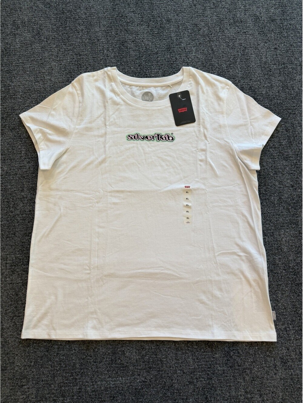 NWT Levi’s Silver Tab white tshirt XL men’s basics classic White Casual